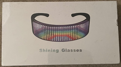 Leuchtende Ravingbrille LED - neu/versiegelt