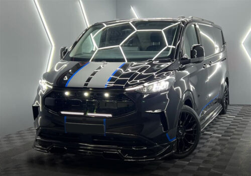 For Ford Transit Custom 2024+ Grill Raptor with LEDs&running light glossy black - Picture 3 of 7