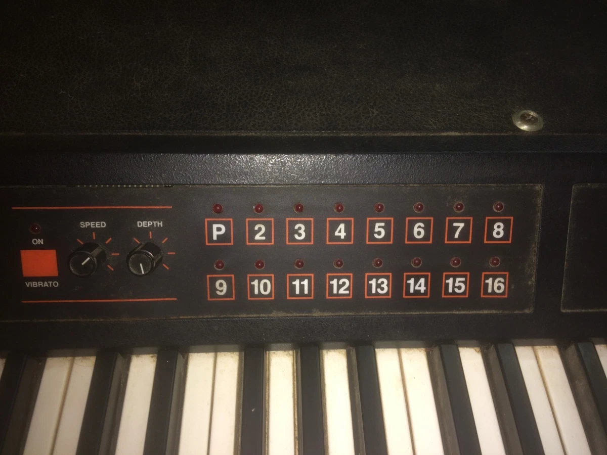 Piano electr nico de voz ARP 16 anal gico raro vintage