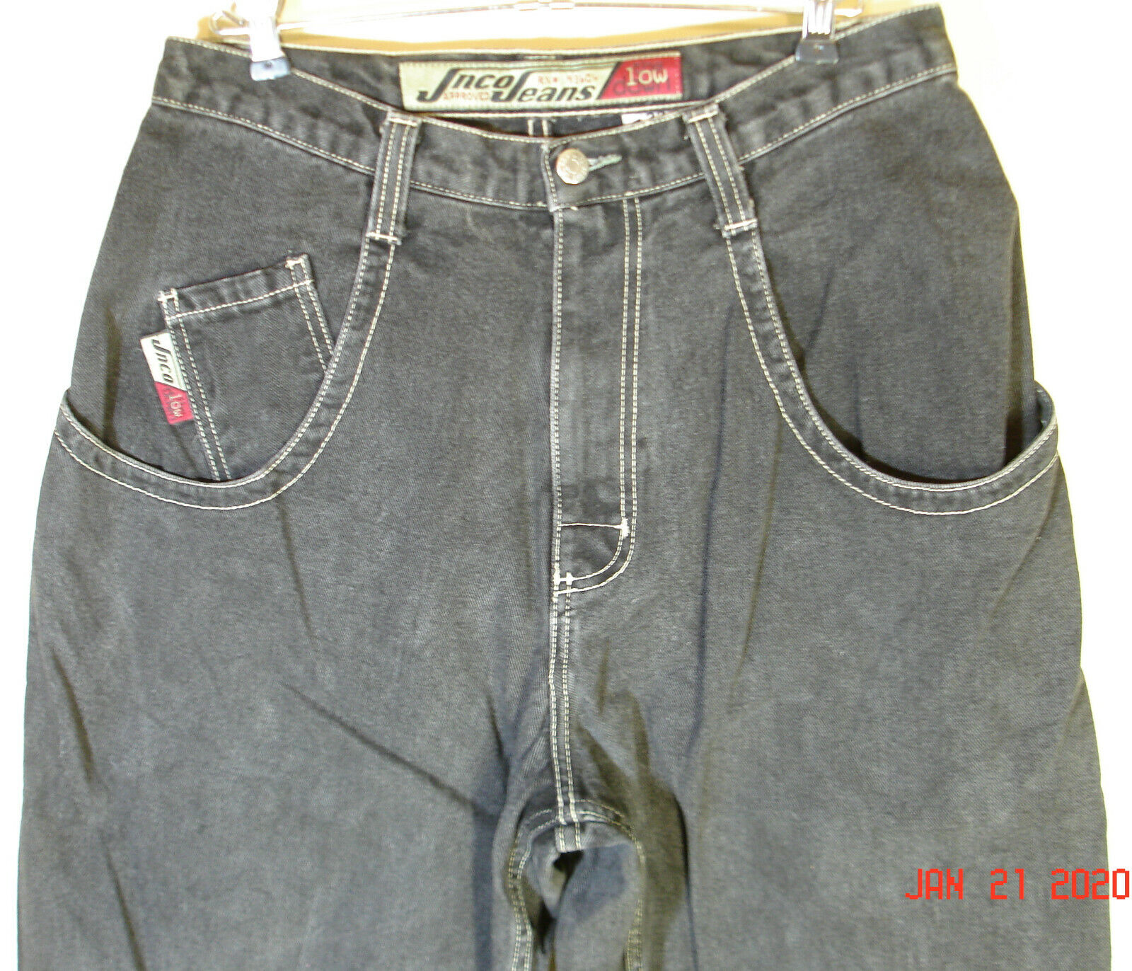 Original 1980's JnCo USA Made Classic Jeans LOW DOWN 169 20 Inch Bottoms  33W 32L