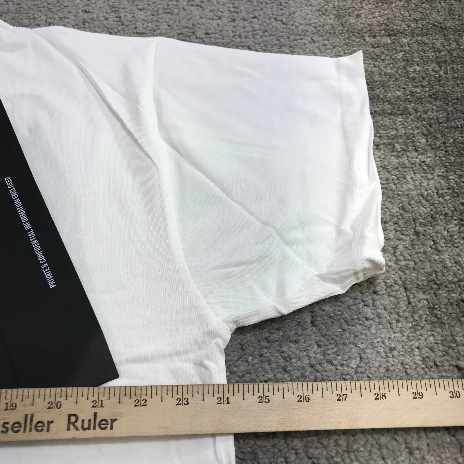 HBA (HOOD BY AIR) Maglietta Hood By Air uomo maglietta bianca grande bolla scritta S S made in USA D235235