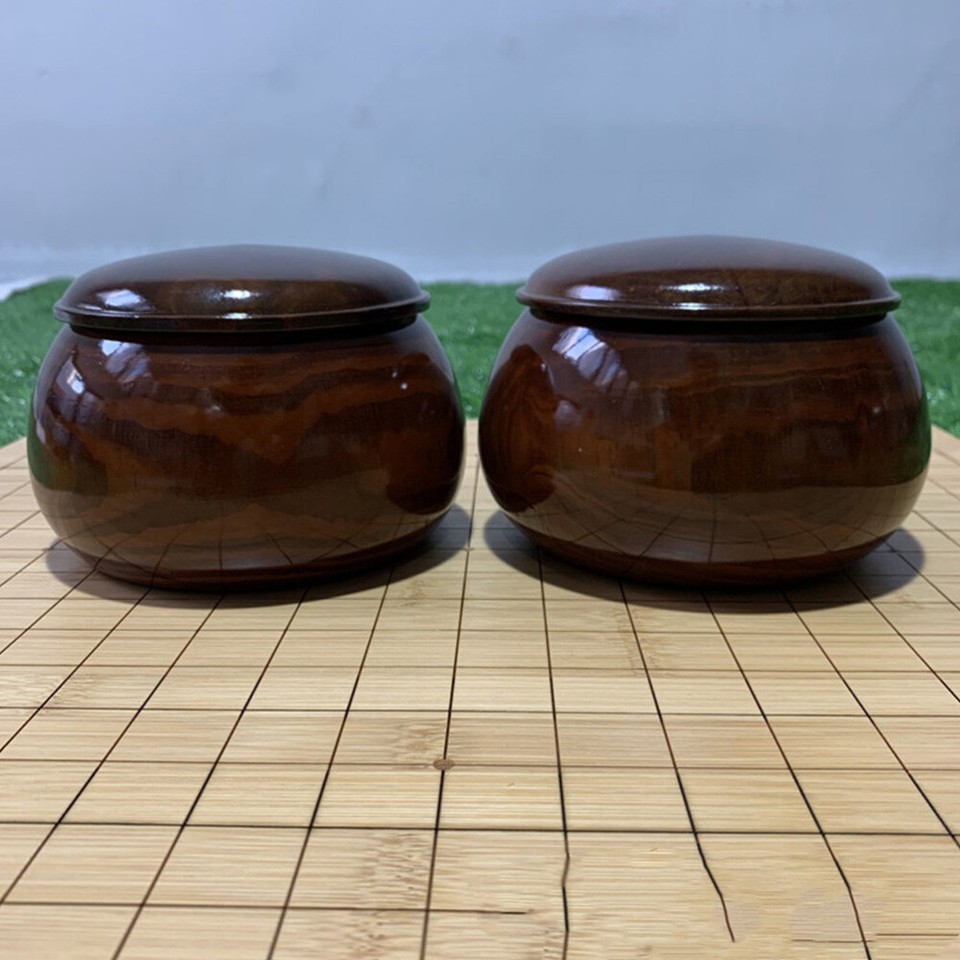 Chinese Strategy Board Game Storage Cubes with Lid Chess Jar eBay