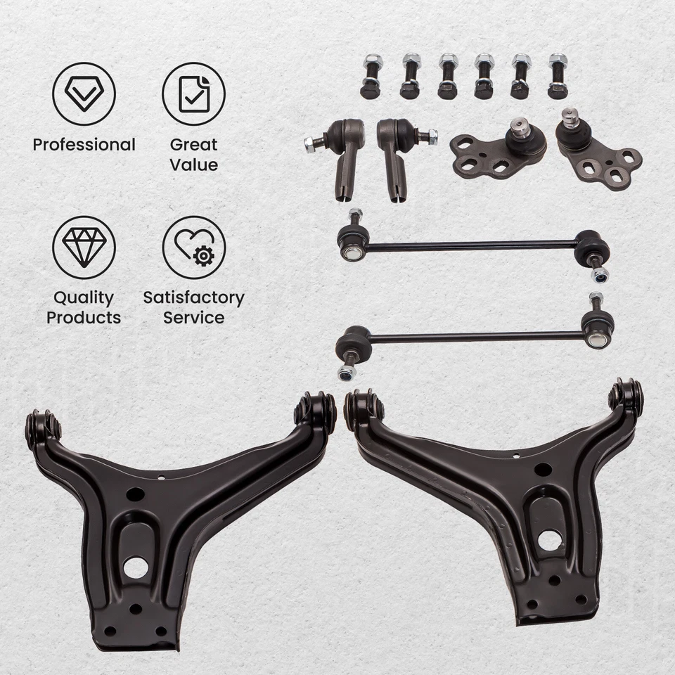 Pair Front Suspension Control Wishbone Arm For Audi 80 Coupe Cabriolet 1988-00 - Image 2 of 4