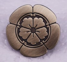 Oda Mokko Oda Mokko Crest Maedate Japan Japanese Samurai Metal Pin Badge