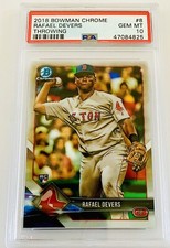 2018 Bowman Chrome Rafael Devers RC “Throwing” PSA 10 Beauty! 6 Available
