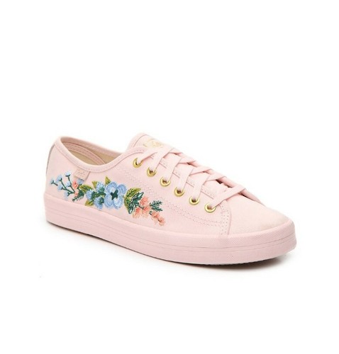 embroidered keds