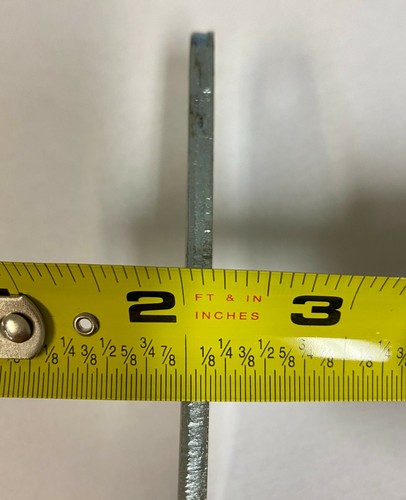 4 Hinges 6" Strap Hinge Heavy Duty Zinc Plated Hardware Door Fence Barn Gate - Picture 7 of 7