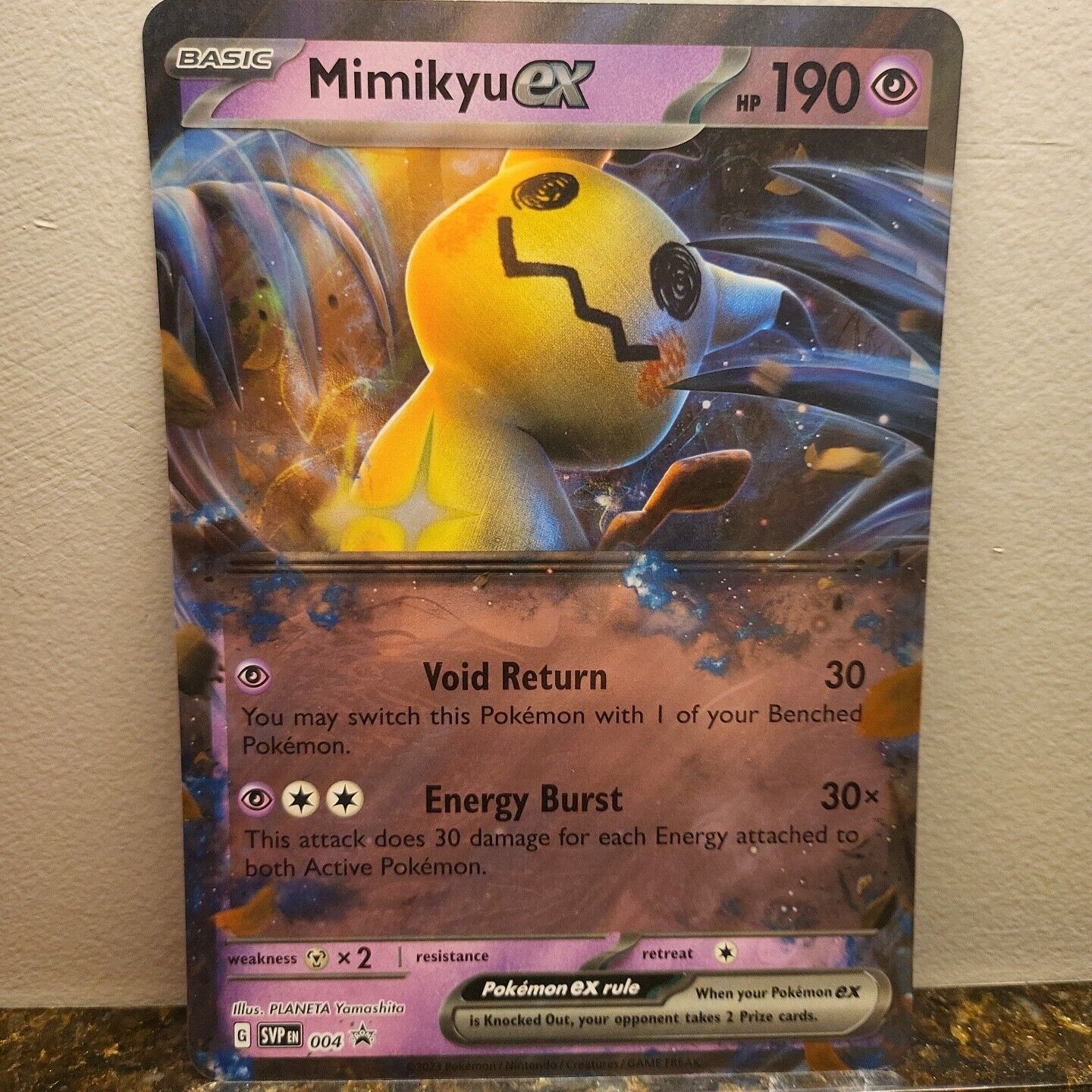 Mimikyu ex · Scarlet & Violet Promos (SVP) #004 ‹ PkmnCards