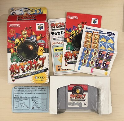 Nintendo 64 Pokemon Snap Pocket Monsters Japan Import N64 Boxed US Seller