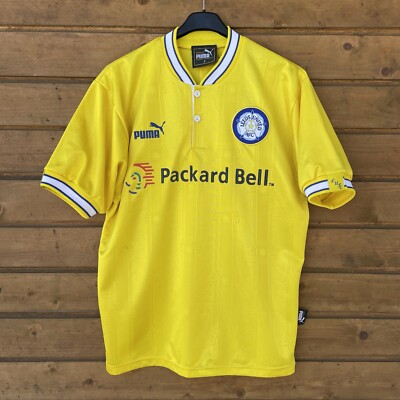 Vintage Haaland Leeds United 1997 1998 Third Puma Football Shirt