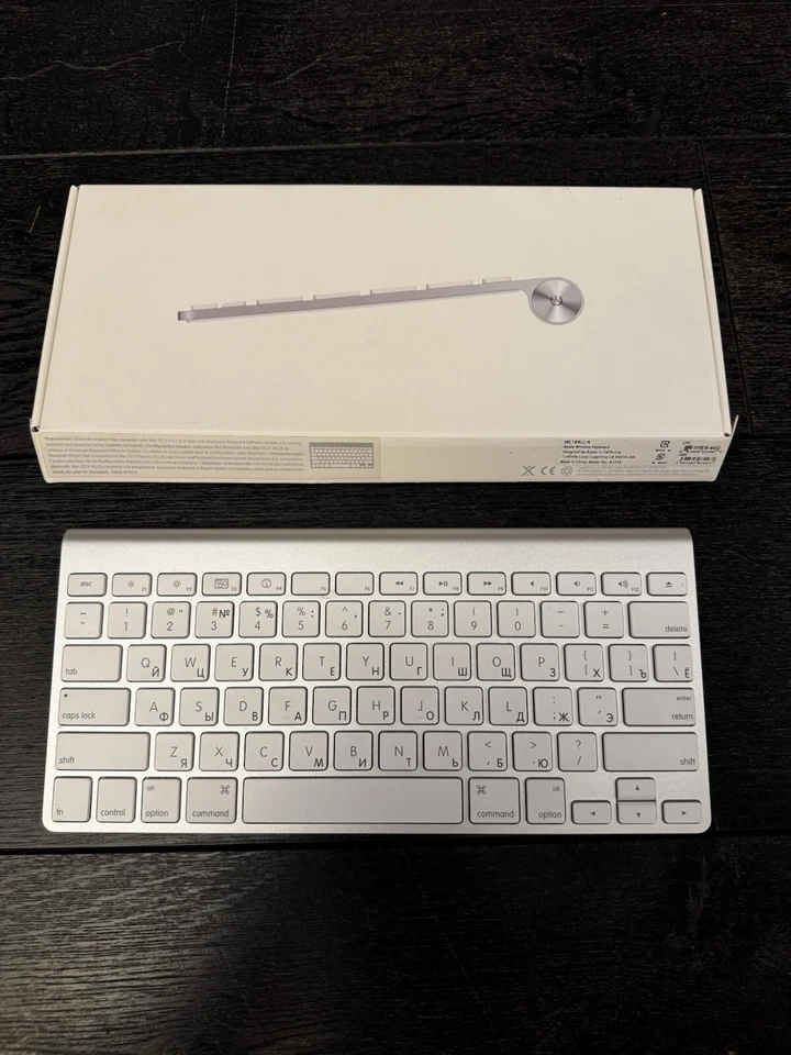 Apple Wireless Keyboard  (RUSSIAN/US)  + Wireless Mouse Magic 1st gen - Image 2 of 4