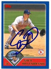 Shea Hillenbrand autographed Baseball Card (Boston Red Sox) 2003 Topps #411