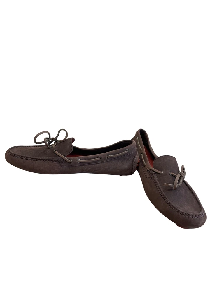 Mocassins masculinos de couro marrom Cole Haan sapatos baixos tamanho 8.5B SKU 8389 - Imagem 2 de 4