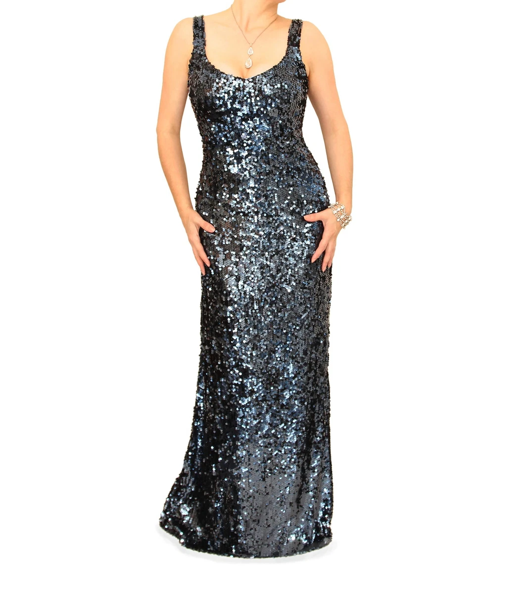 Robe Saraben - Taille 42 / XL - Gris - Occasion En Très Bon état