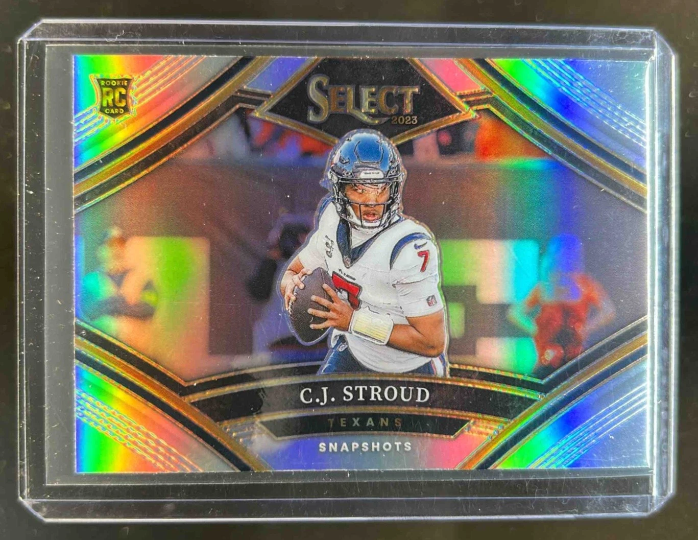 CJ Stroud Panini Select Snapshots #SSCS Black Prizm 1/1