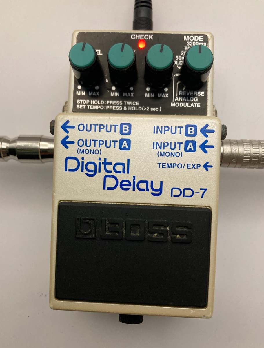 ギター BOSS DD7 BOSS DD-7 Digital Delay Electric Guitar Effect Pedal Tested