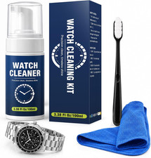 Watch Cleaning Kit 100ML Foam with Cloth  Soft Brush for Watch