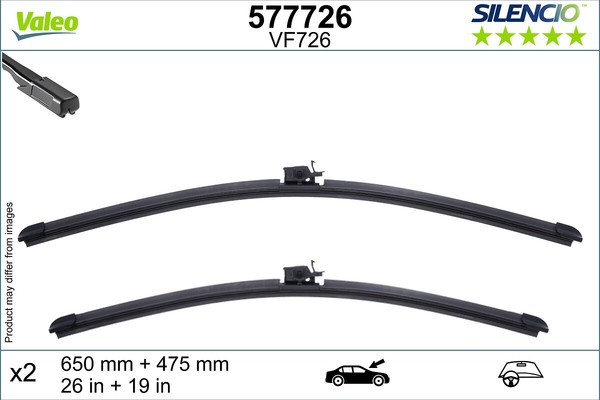 Valeo Scheibenwischer FüR Mercedes-Benz B-Klasse W246 W247 GLA H247 H243-image