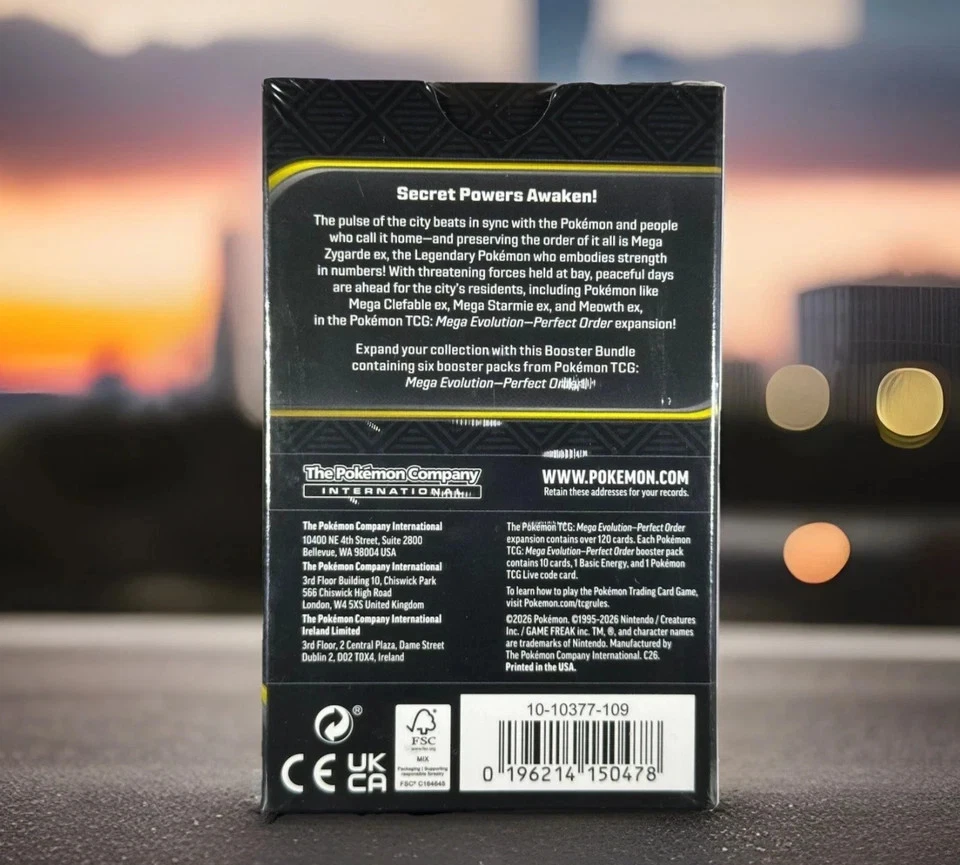 Mega Evolution-Perfect Order Booster Bundle (6 Packs) Pokemon US - product detail image 2