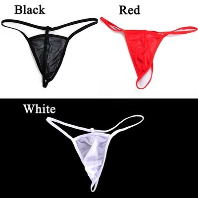 2010 Schwarz/Rot/Weiß Männer G-String Komfortabel Weich T-Rücken Unterwäsche