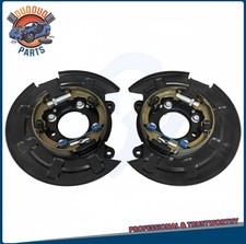Rear Left Right Black Brake Backing Plate Dust Shield For 2012-2020 Ford F-150 Rear Left Right Black Brake Backing Plate Dust Shield For 2012-2020 Ford F-150
