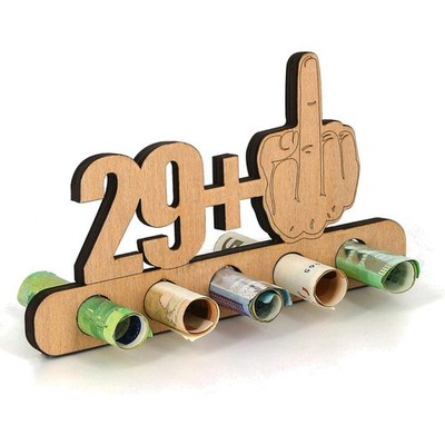 Lustiges Geldgeschenk Holz 30. Geburtstag Geschenkidee Männer Frauen