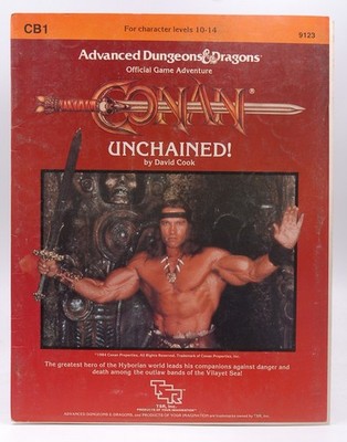 Conan: Unchained! (Advanced Dungeons & Dragons module CB1) by David Cook (1984-0