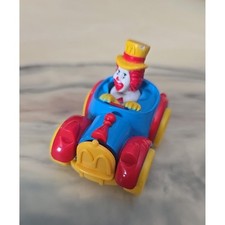 Vintage 1989 McDonaldland's Circus Parade Ringmaster Happy Meal Mini Car Toy