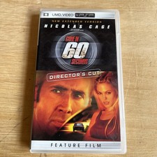 UMD Video for PSP Gone In 60 Seconds Director's Cut 2005 New Extended Version