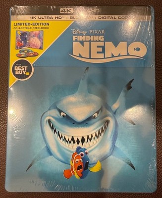 Brand New Sealed Finding Nemo 4K HD Steelbook Blu-Ray Limited Edition