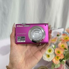 Nikon Coolpix S3000 fotocamera digitale compatta rosa 12 MP 4x zoom ottico messa a fuoco automatica