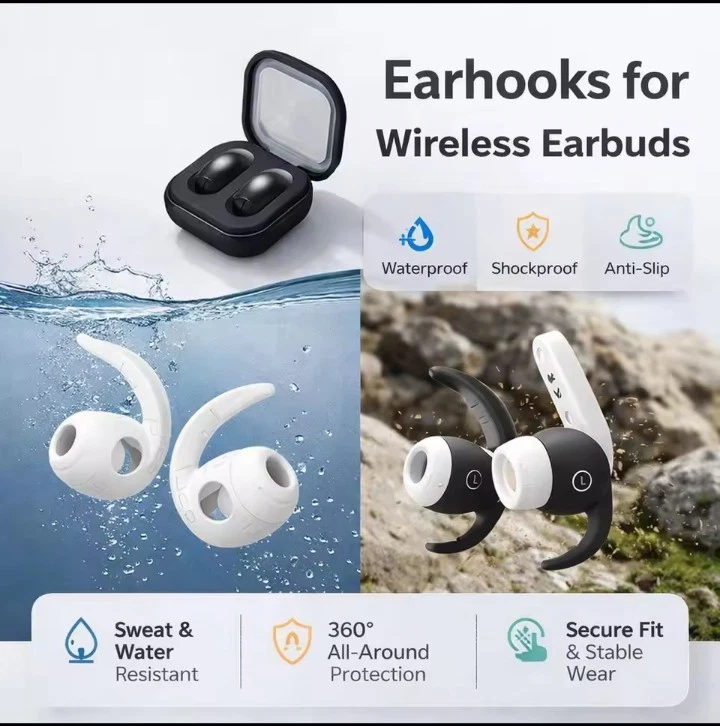 5 pares de fundas para auriculares con asa para Samsung Galaxy Buds 4 Pro 2026...