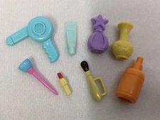 Lot Of Barbie Doll Accessories Makeup And Beauty Supplies 