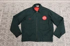 Vintage Coke Coca-Cola Men's Delivery Work Jacket with Liner - Size 44L - Green