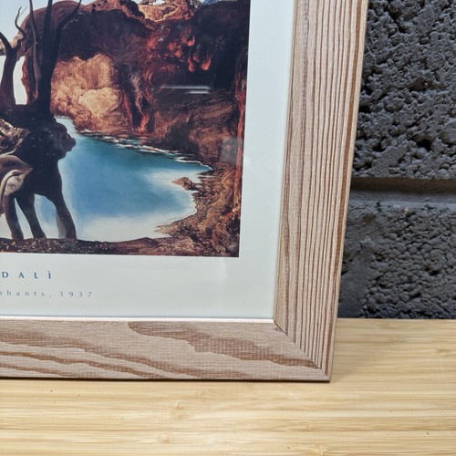 SALVADOR DALI Cigni Elefanti Riflettenti Stampa artistica incorniciata - Foto 11 di 17