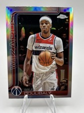 Topps 2025-26 Chrome Bilal Coulibaly #208 Washington Wizards Basketball Card