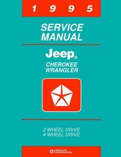 1995 Jeep Cherokee, Wrangler Factory Shop Ser...