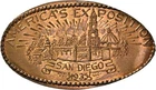 1935 San Diego AMERICA'S EXPOSITION Elongated 1919 S Cent NGC MS66 RB M&D-1