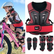 Kids Motorcycle Protective Armor Chest Shield Gear Suit Dirt Bike Gear Riding
