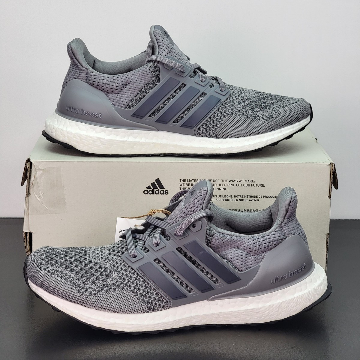 adidas gazelle silver green womens adidas Ultraboost 1.0 Shoes - Kids - Core Black / Beam Green main image 1