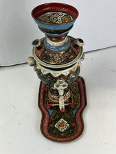 Vintage Hand Painted Decorative Persian Samov...