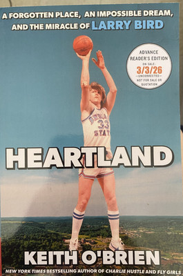 Heartland by Keith O'Brien (Advance Reading Copy 2026 Paperback)