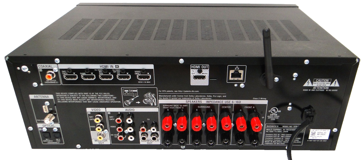 Sony STR-DN850 7.2 Channel Receiver Reciever HDMI Bluetooth 4K