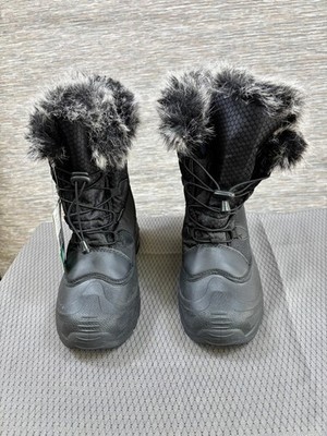 Itasca Women's Vixen Thinsulate Faux Shearling Snow Boot, Black Size 8 (8030095)