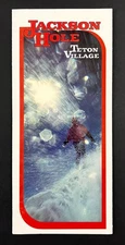 1970s Jackson Hole Teton Village Wyoming Ski School Resort VTG Travel Brochure