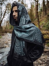 Superbloom Pashmina Scarf / Turkish Cotton Shawl / Sacred Geometry Clothing