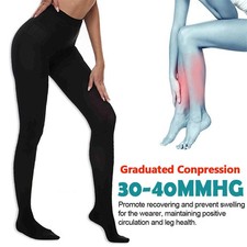 Pantyhose Compression Stockings 30-40 mmHg Relief Medical Supports Therapy Vein