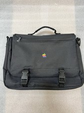 Vintage Apple Rainbow Logo Laptop / Messenger Bag   Classic 90s Tech Aesthetich
