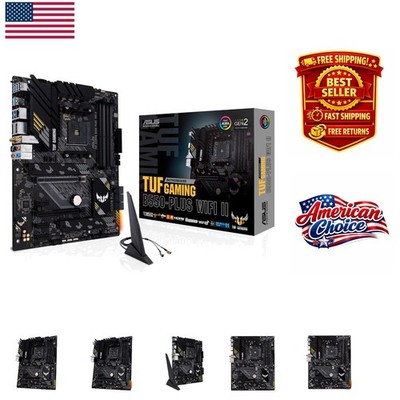 Durable TUF Gaming B550-PLUS WiFi II ATX Motherboard with Robust Power Design