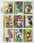 1996 Rugby League Signature Gold set of 90 cards, 36 cels, promo & value cards